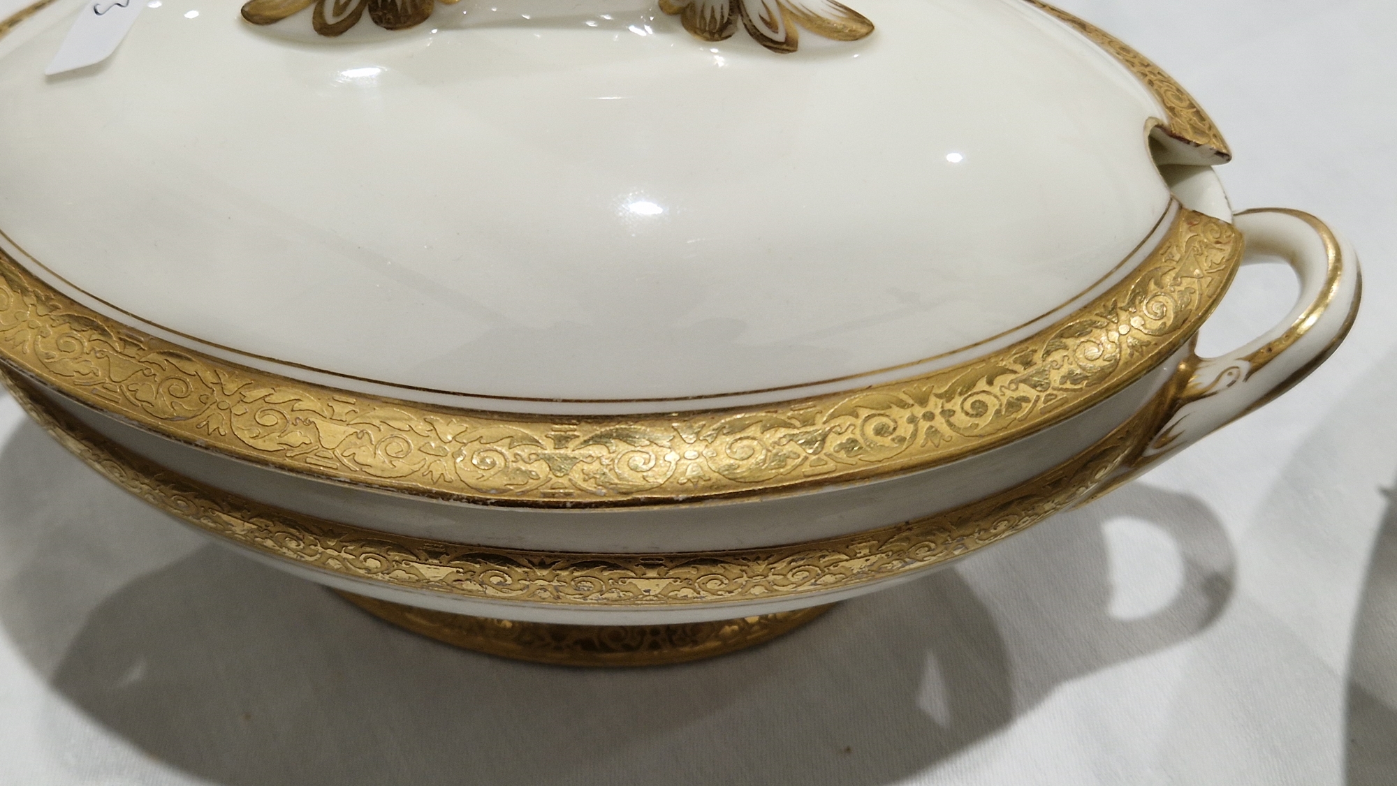 Composite Royal Worcester gilt bordered part dinner-service, printed blue marks, retailer's marks - Image 14 of 14