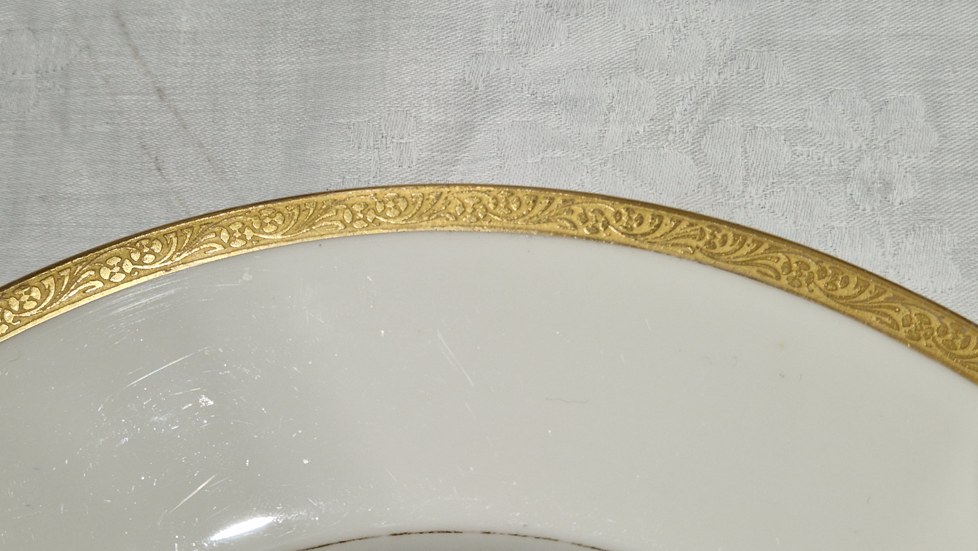Composite Royal Worcester gilt bordered part dinner-service, printed blue marks, retailer's marks - Image 2 of 14