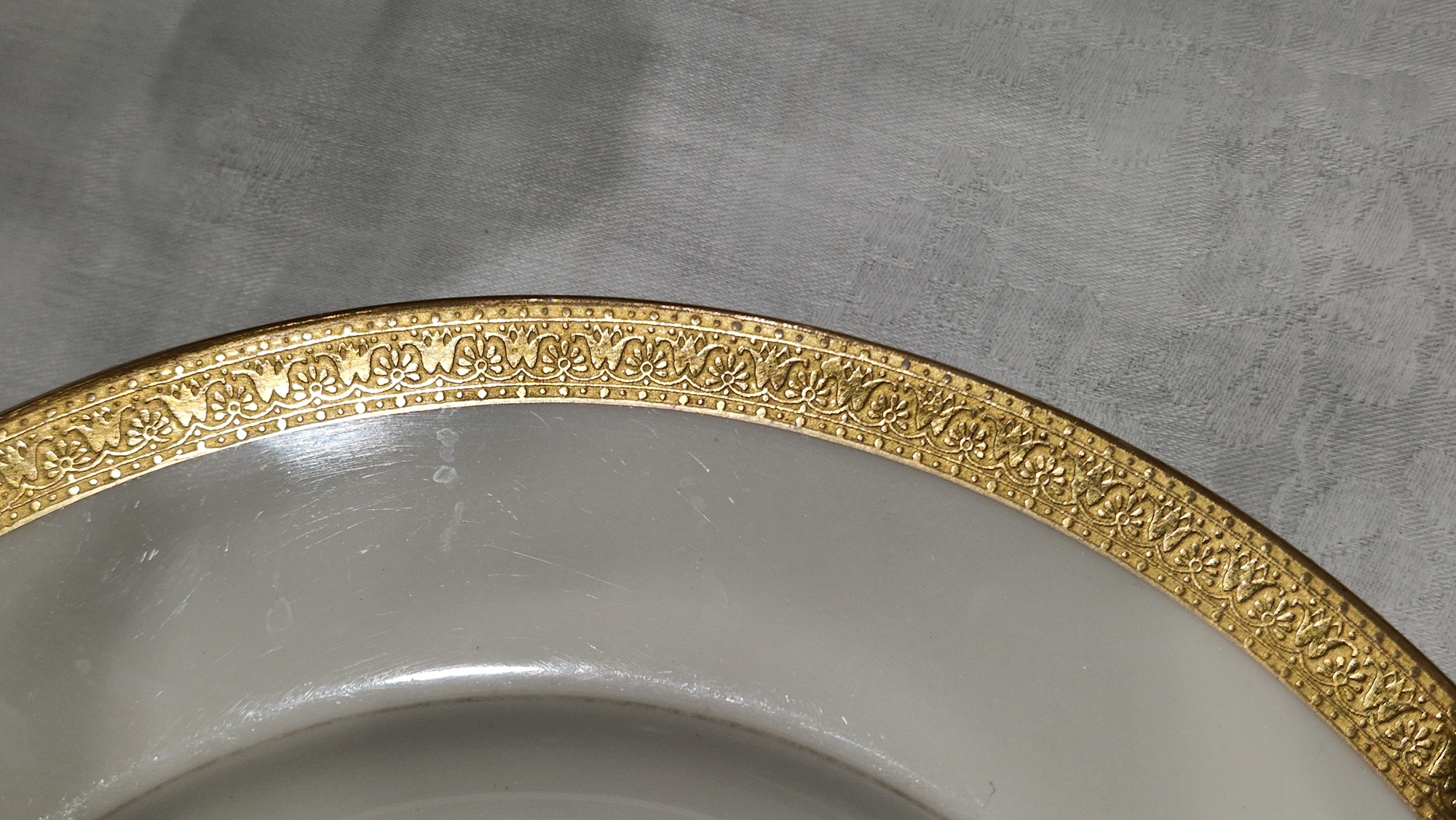 Composite Royal Worcester gilt bordered part dinner-service, printed blue marks, retailer's marks - Image 4 of 14