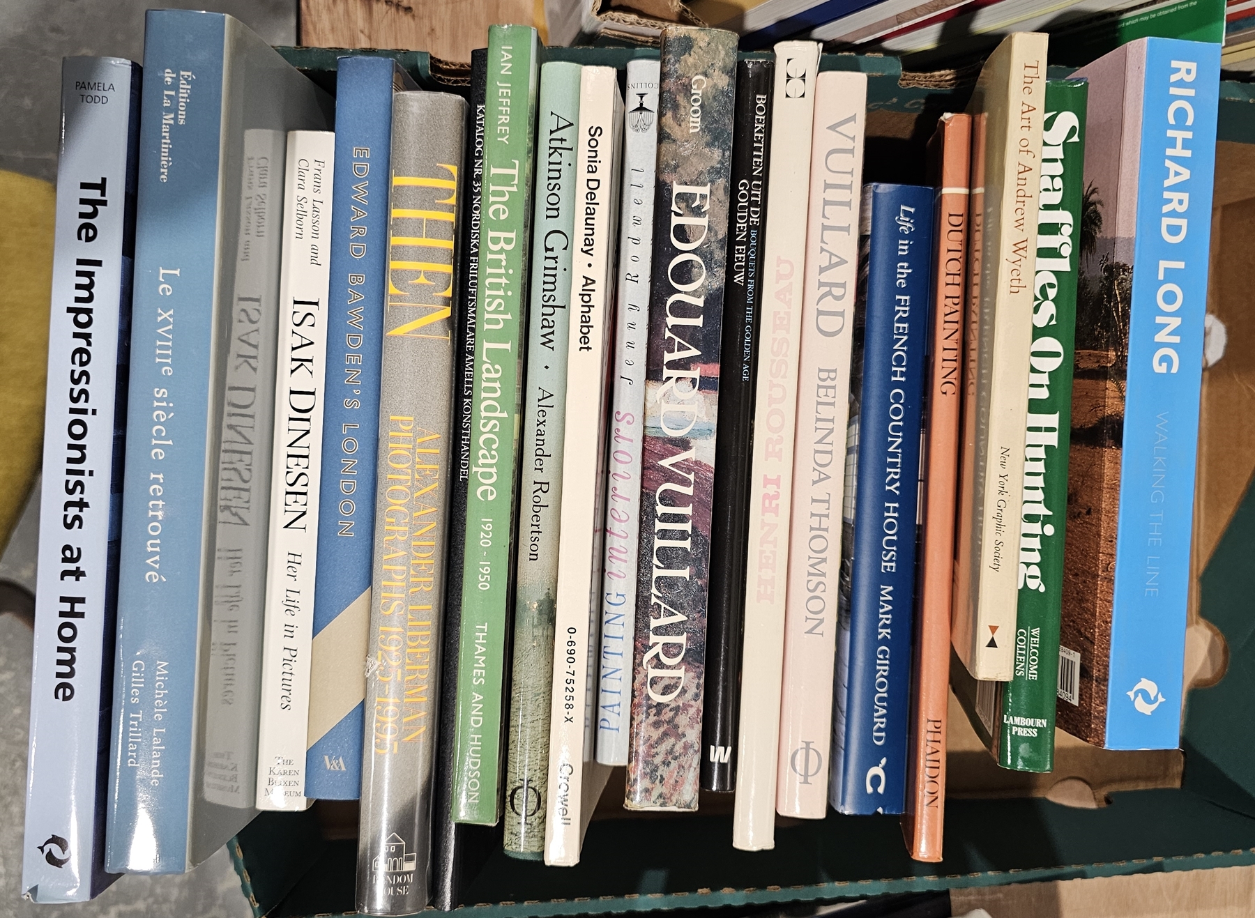 Art and Art History to include The Impressionists, The British Landscape, Vuillard, Chardin, Mrs