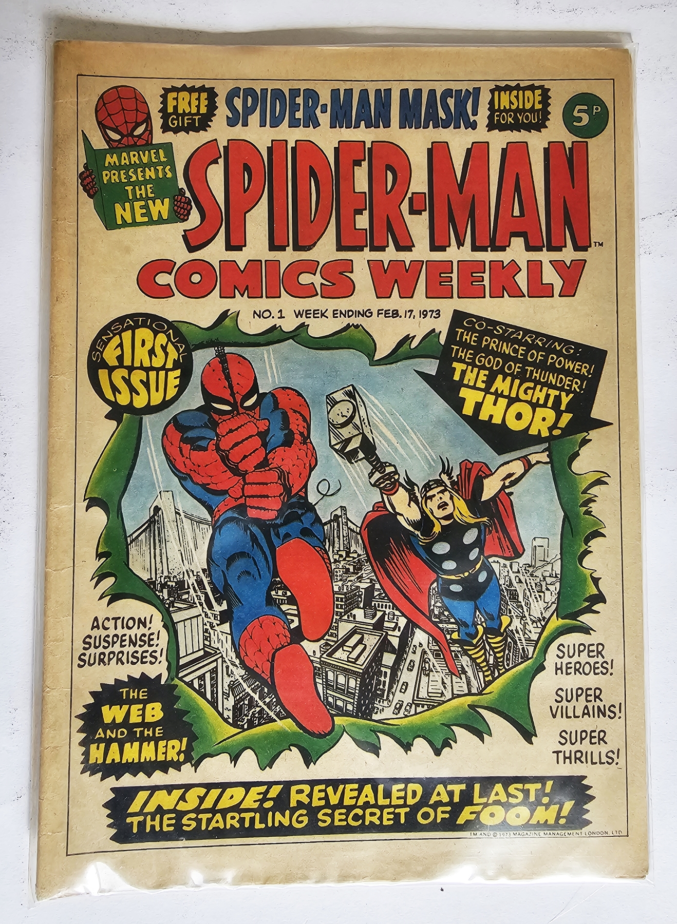 Marvel UK Spiderman Comics Weekly complete run #1-157, Super Spider-Man with the Super-Heroes #158-