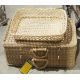 Wicker case and similar tray, a large quantity of drinking glasses and other glass to include - Image 1 of 6