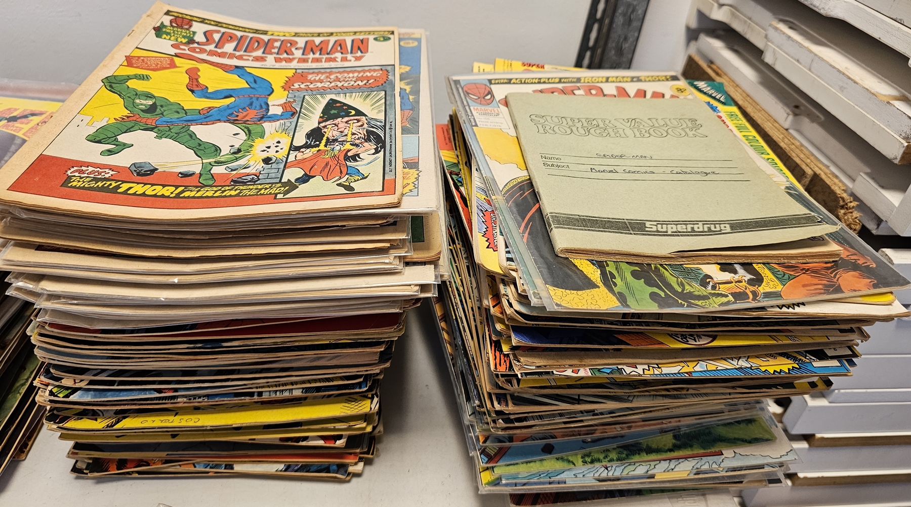 Marvel UK Spiderman Comics Weekly complete run #1-157, Super Spider-Man with the Super-Heroes #158- - Image 5 of 5