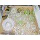 Wicker case and similar tray, a large quantity of drinking glasses and other glass to include - Image 4 of 6