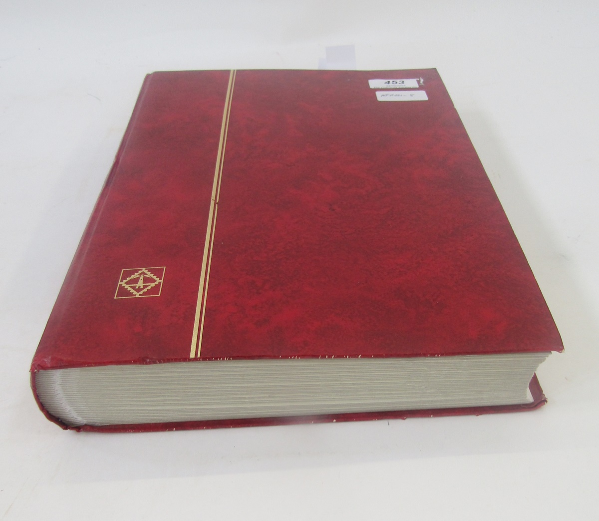 British Empire stamps: Large red stock book of mint & used Omnibus issues of various countries