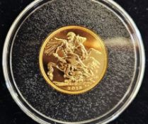 Elizabeth II, 2015  Sovereign, Brilliant Uncirculated, Coronated head right, rev. St George & Dragon