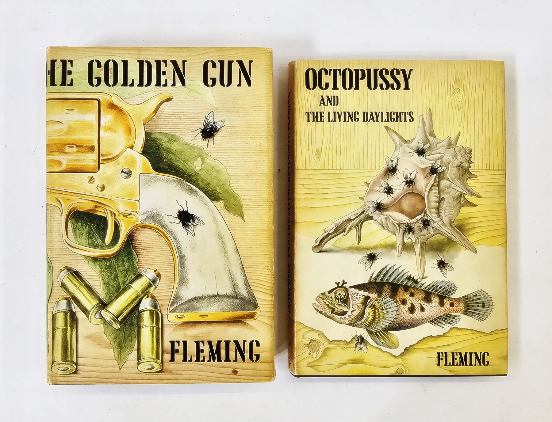 Fleming, Ian "The Man with the Golden Gun", Jonathan Cape 1965, decorated ep, black cloth, gilt
