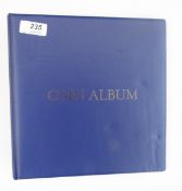 Folder of English pre 20 and pre 47 silver, consisting of 3ds and 6ds, bank note £1 page, serial
