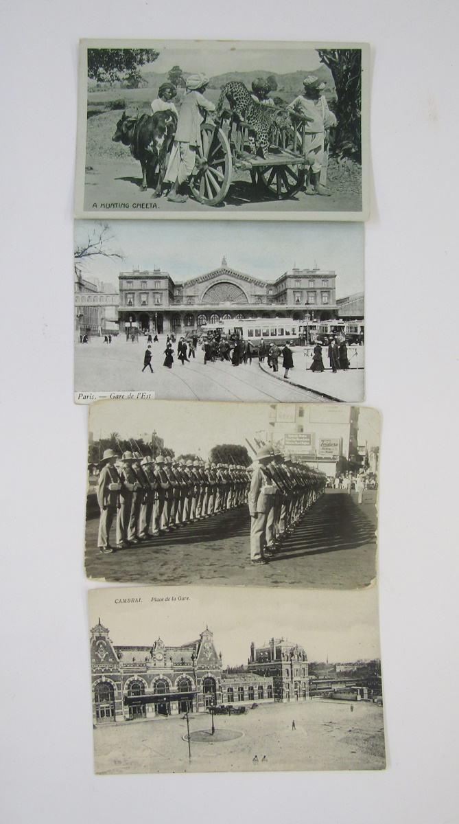 Quantity of vintage postcards including continental and rest of the world, caves and churches, - Image 3 of 8