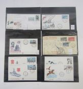 Polar Stamps of France: Some 40 event-specific and/or first day covers of French Australasia &