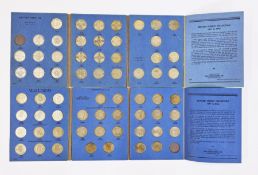 Two Whitman folders of florins 1911 - 1967, total of 30 coins, please note 1911 missing, all coins