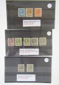Stamps of Canada: Various sets on 11 stockcards of KGV and KGVI including Newfoundland 1938