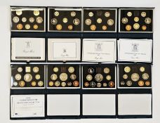 Royal Mint Proof Sets (16) from 1983 to 1999 inclusive, please note 1983 & 1984 show signs of