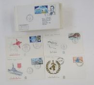 French Australasia and Antarctica stamps: Sleeve of over 150 first day and other commemorative
