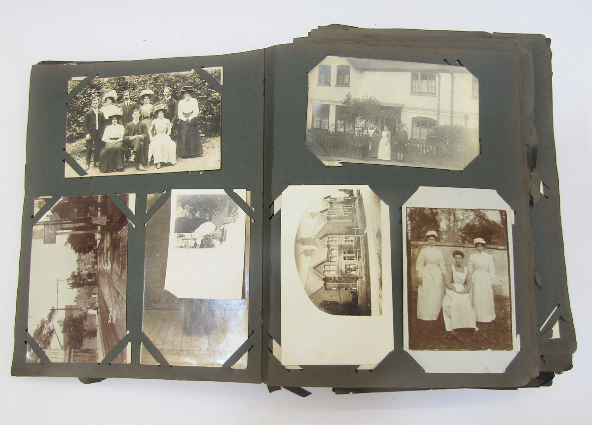 Two albums of postcards to include Black Cats, greetings cards, topographical and portrait, and - Image 14 of 15