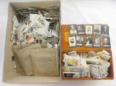 Quantity of cigarette and tea cards to include Churchman - 'Boxing Personalities', 'Kings of Speed',