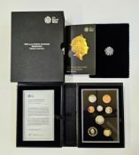 Royal Mint Proof Set, 2015 The Definitive Collection, consisting of 8 coins, two pounds (