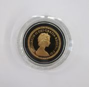 Elizabeth II, 1979 Proof Gold Sovereign, coronated head right, rev. St George & Dragon, in