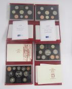 Royal Mint Proof Sets (8), 1994, 1995, 1996, 1997, 1998, 1999, 2001 & 2002, all with Royal Mint