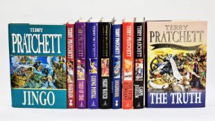 Pratchett, Terry - nine signed and dedicated first editions to include 