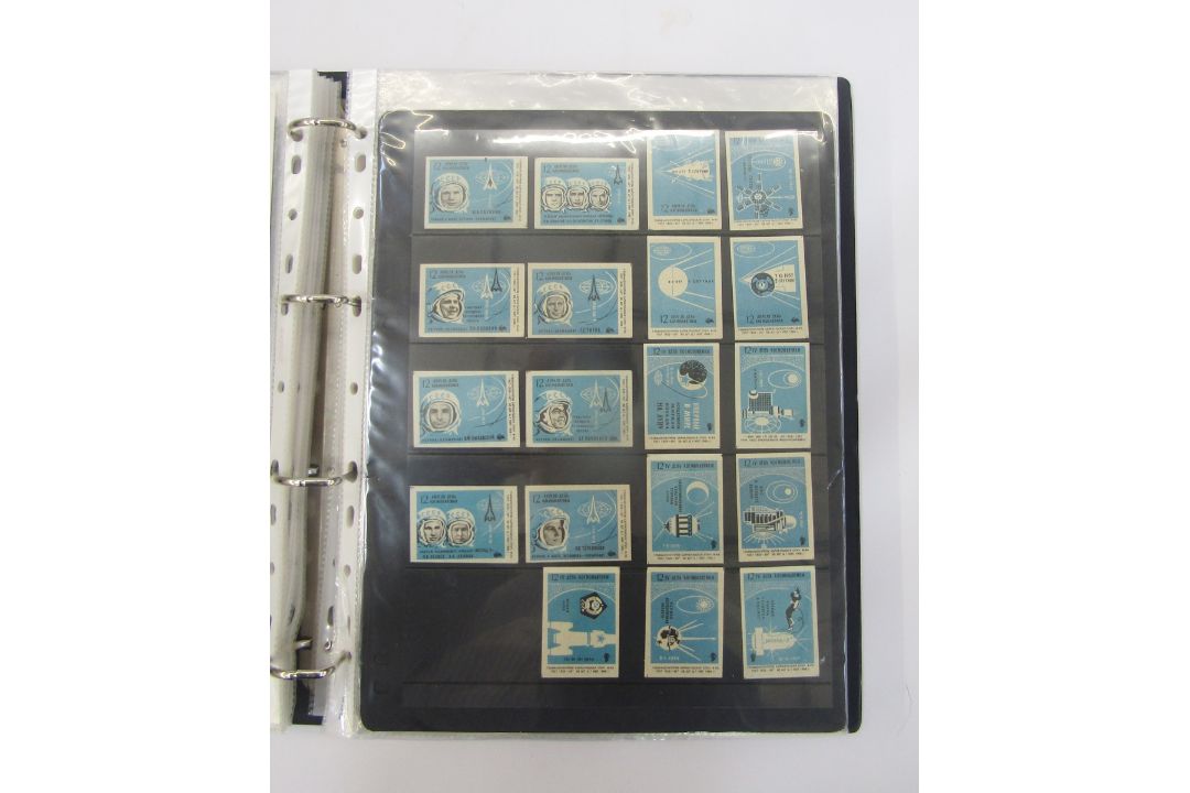 Two albums of Russian matchbox labels, space related and others - Image 9 of 14