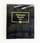 Whitman Folder of complete set of Washington Quarters from 1932 to 1983, various grades