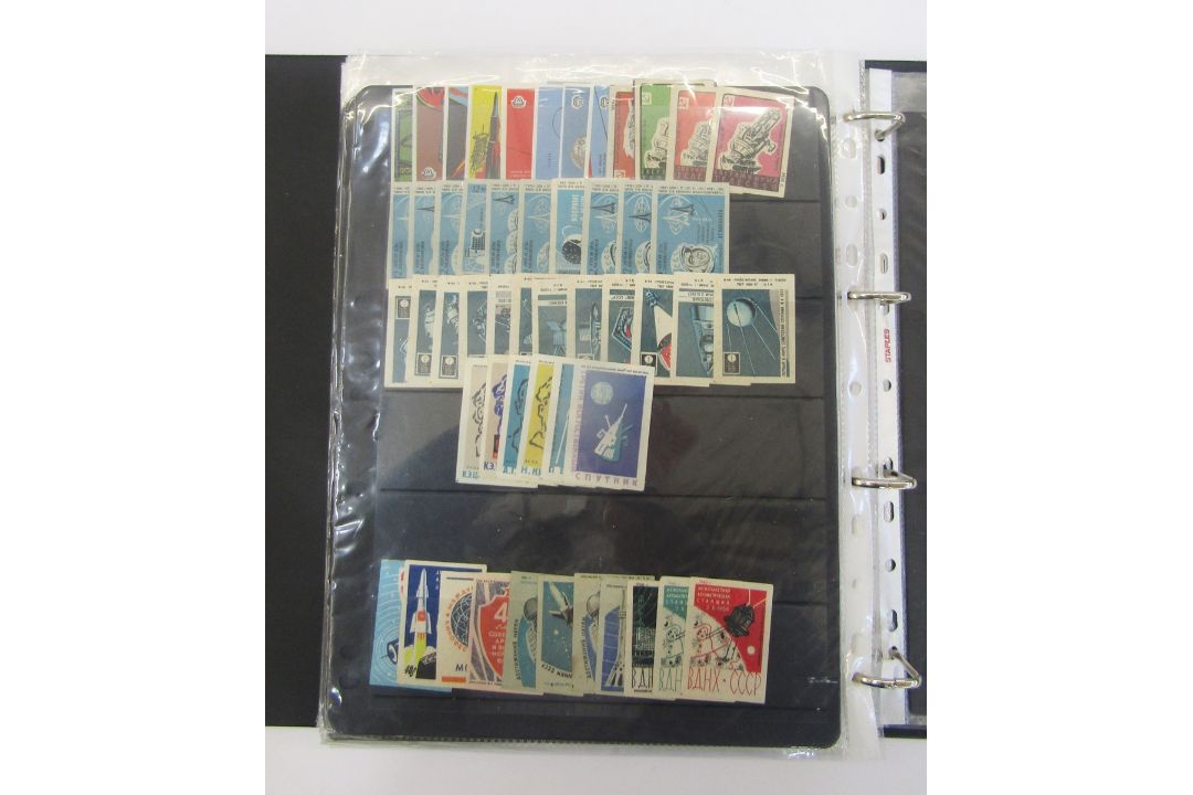 Two albums of Russian matchbox labels, space related and others - Image 14 of 14