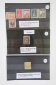 Stamps of Turkey: Mix of mint and used, mostly definitives from 1865 to 1930 on 11 stock cards