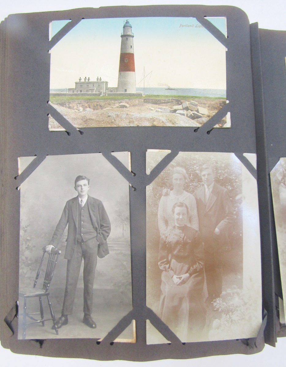 Two albums of postcards to include Black Cats, greetings cards, topographical and portrait, and - Image 11 of 15