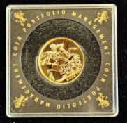 Elizabeth II, 2014 Sovereign,  Brilliant Uncirculated, Coronated head right, rev. St George & Dragon