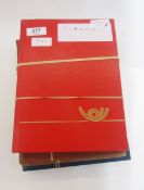 Stamps of Albania, Algeria, Argentina, Monaco and San Marino: Four stock books including early