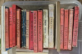 Quantity of Ward Locke illustrated guide books to include the Cotswolds, the English Lake