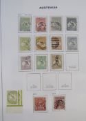 Australia Stamps: KGV-QEII collection in Davo purposed album of mostly used definitives and