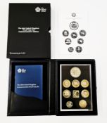 Royal Mint Proof Set, 2016 The Commemorative Edition, consisting of 8 coins, £5 coin of Queen