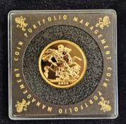 Elizabeth II, 2014 Sovereign, Brilliant Uncirculated, Coronated head right, rev. St George & Dragon