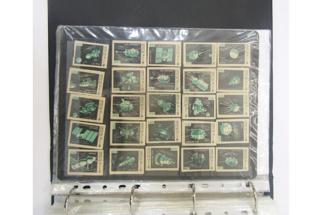 Two albums of Russian matchbox labels, space related and others - Image 5 of 14