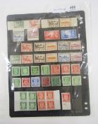 Channel Island Stamps: Stock sheet full of mainly mint German occupation issues including sets, 2