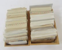 Russia Stamps: Two boxes of over 500 definitive, commemorative, and pre-paid covers and cards both