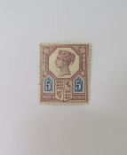 GB Stamp: QV mounted mint Jubilee Issue 5d dull purple and blue, Die1, SG 207 Cat £800.