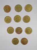 Victorian Cumberland Jack Tokens (11), To Hanover, portrait of Victoria left, rev. figure riding a