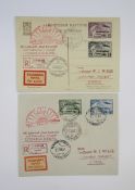 Russia-USSR stamps: Graf Zeppelin Polar Flight complete set first day of issue, 25 July 1931, on