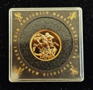 Elizabeth II, 2014 Sovereign, Brilliant Uncirculated, Coronated head right, rev. St George & Dragon
