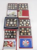 Royal Mint Proof Sets (6) dates: 2000, 2003, 2004, 2005, 2006, 2007