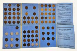 A group of 4 Whitman Folders, Farthings 1937-56, Brass Three Pence 1937-1967, Half Pennies 1902-1936