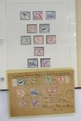 German stamps: High grade mint and used Third Reich and German Occupation collection in 4 quality