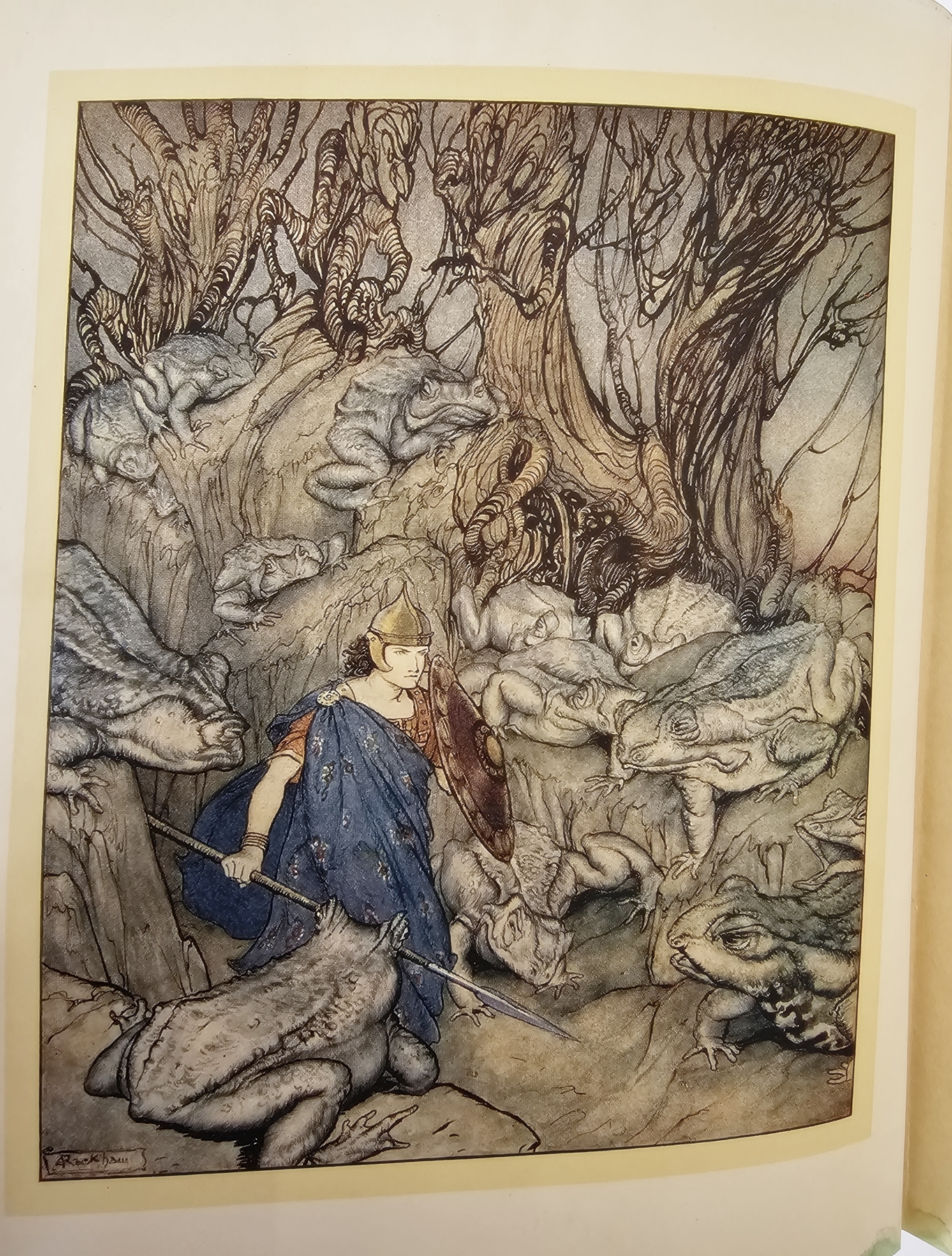 Rackham, Arthur (ills) "Irish Fairytales", by James Stephens, Macmillan & Co 1920, colour plates - Image 6 of 7