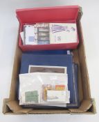GB & British Empire stamps: Boxed accumulation of QV-QEII mint and used including good quantity of