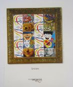 GB stamps: With face value £120+, booklet strips, panes and PO Label Sheets including scarcer ‘Robin