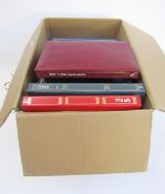 Large quantity of postcards including RAF Army Crests, etc, all in albums