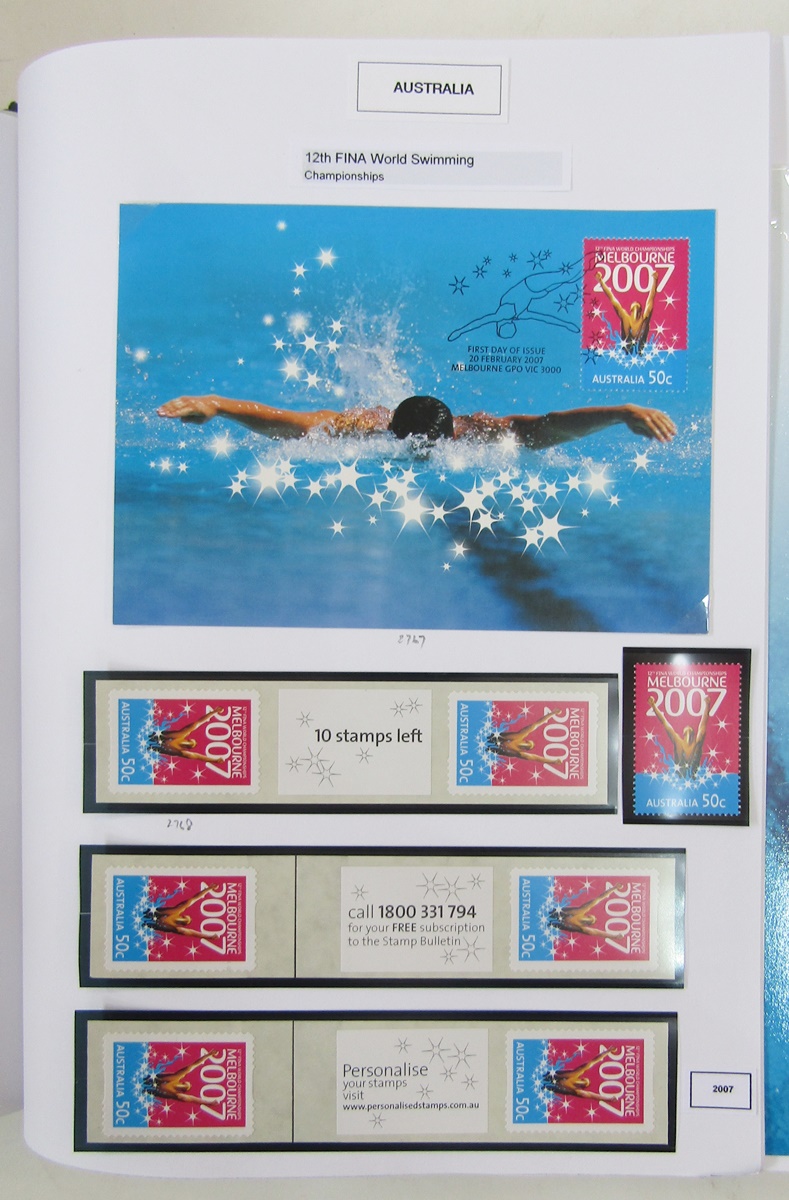 Stamps of Australia: Large box of 9 albums of mint and used issues from 2000-2015, mainly - Image 5 of 20